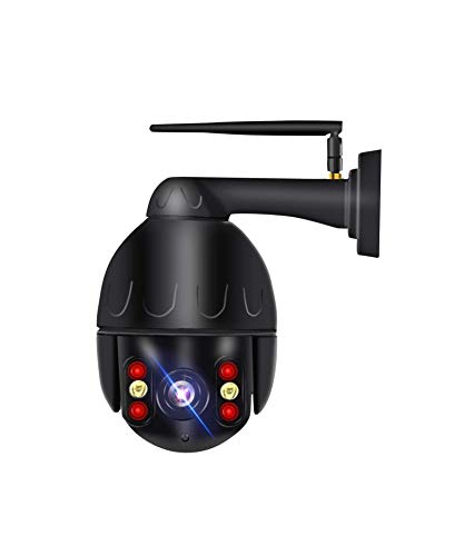 Preisvergleich Produktbild 4G Ball Überwachungskamera 1080P Außenkamera Wireless-Unterstützung SIM-Karte SD-Kartensteckplatz 2 m Pixel (Nicht für LAN oder WLAN geeignet),Schwarz