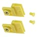 2Pcs Plastic Car Window Glass Holder Base for Isuzu Pickup Auto Fastener Clip Interior Accessories