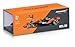 Bburago 1:24 Scale 2024 Formula Race McLaren MCL38 Diecast Vehicle with Helmet, Norris #4