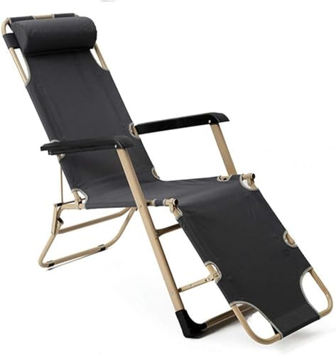 Chaise longue inclinable pour patio extérieur et support de plage