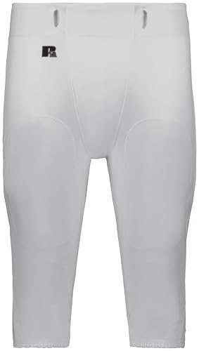 Pantalon de football américain Russell Athletic gris silver pour homme entraînement
