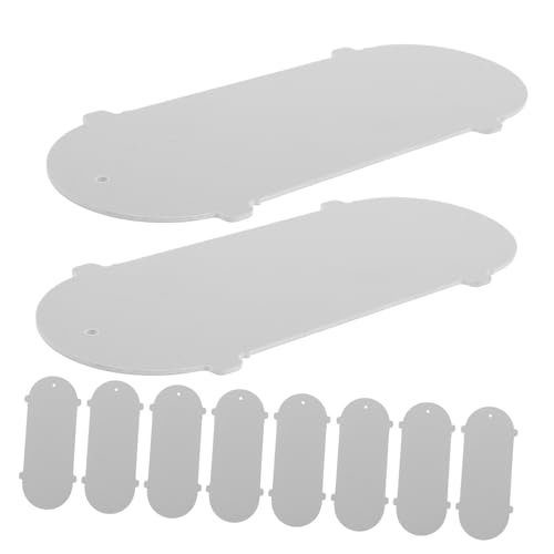 PRETYZOOM 10個移動式エアコン用雨よけシールド プラスチック製排気ホースカ