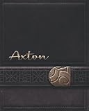 Photo Gallery axton journal gifts: novelty personalized present with customized name on the cover (axton notebook) Photo Gallery axton journal gifts: novelty personalized present with customized name on the cover (axton notebook)