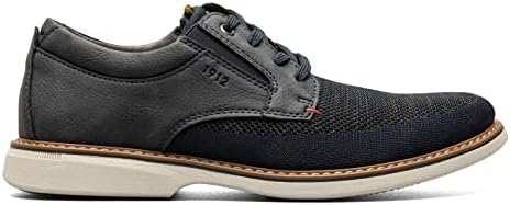 Nunn Bush Men's, Otto Knit Plain Toe Oxford Navy | Image 1