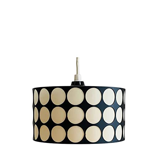 Chandelier noir et blanc néo-classique au design raffiné