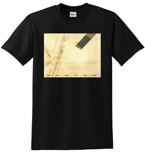 NAIFEN Herr Kortärmad SODA Stereo T-shirt Signos Vinyl CD Topp Svart, Svart, S