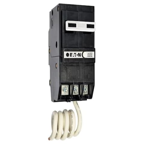 Eaton BRN220GF 2 Pole 20 Amp 120/240 V BR GFCI Circuit Breaker Replaces GFTCB220 Cover