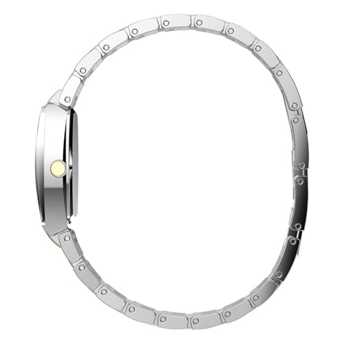 Timex Trend Dameshorloge, 21 mm, tweekleurig bandje van legering met groene wijzerplaat en tweekleurige kast, TW2Y22300 - Afbeelding 5