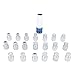 PerGar 21pcs Wheel Lock Lug Nut Remover Tool Kit With 1/2in Drive Adapter Steel Chrome Plated 36 1 300, Automotive Wheel Nuts Screw Removal Key Socket Set for R50 R52 R53
