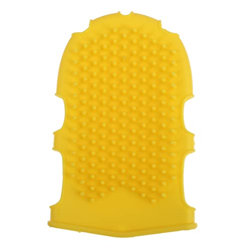 Healvian Cepillo De Baño Con 2 Guantes Cepillo Exfoliante Para Masaje De Espalda Cepillo Exfoliante Resistente Al Agua Cepillo Exfoliante Para El Cuerpo Escobilla De Goma Cepillo Para