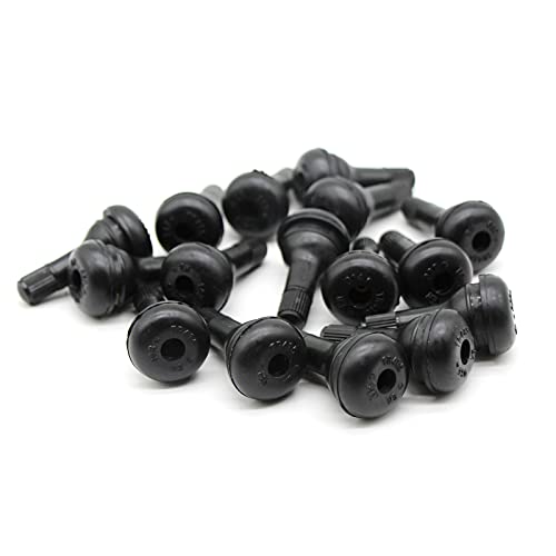 Accretion 100Pcs Tr415 Rubber Snap-In Tire Valve Stem For Tubeless 0.625 Inch 16 Mm Rim Holes On Standard Vehicle Tires #TOP5