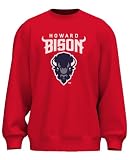 Venley NCAA Officially Licensed Apparel Howard University Bison Collegiate Gameday Icon Unisex TDYHOW1 Sweatshirt Howard02S Red Medium