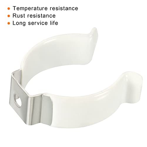Image of MECCANIXITY T10 U Clips Holder Bracket for LED Light Bulb Mounting Bracket Support Stainless Steel Fluorescent Tube Holder Lighting Accessories Pack of 6