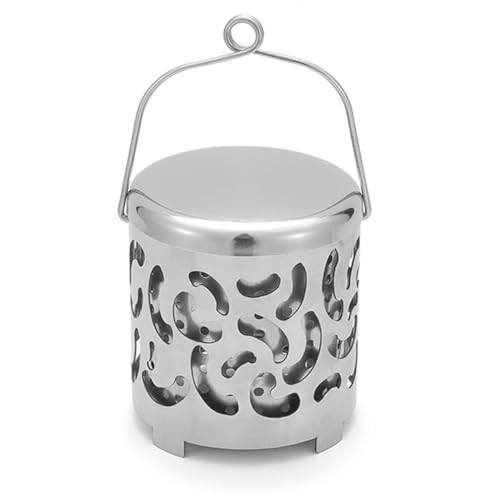 Glayent Calentador de gas portátil de acero inoxidable para exteriores, quemador de horno de gas, parte de estufa de camping