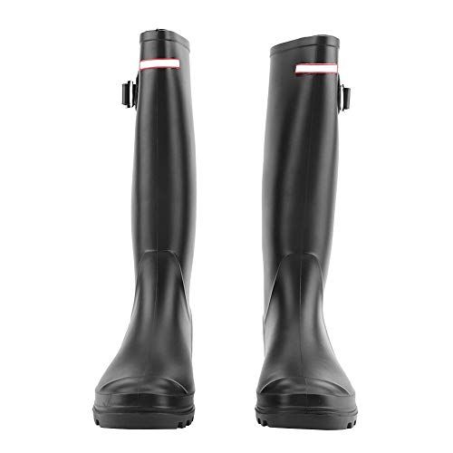 Frau wasserdichte anti rutsch gummi regenstiefel schwarze lange martin regenstiefel regenstiefel für schlechte wetter