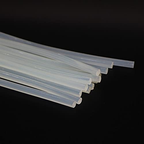 Kleje w sztyfcie 50 szt. klejów w sztyfcie, 7 mm, półprzezroczyste, do pistoletów na klej, o wysokiej lepkości