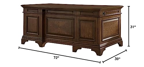Coaster-Furniture-Hartshill-File-Cabinets-Burnished-Oak-Executive-Desk-881281 Coaster Furniture Hartshill File Cabinets Burnished Oak Executive Desk 881281