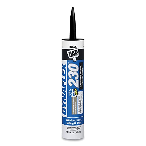 DAP 18280 Dynaflex 230 Premium Indoor/Outdoor Sealant, 10.1 fl oz Capacity, Black (Case of 12) image 4