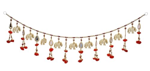 Image of Elephant Hanging Toran Main Door Garlands Handmade Bandhanwar Door Entrance Hanging HomeTraditional Wall Decoration Diwali Decoration Diwali Gift