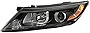 AutoModed Aftermarket Halogen Headlight Headlamp Assembly with Bulbs Replaces 921014C500 92101-4C500 KI2502175 Compatible with 2014 2015 Optima | Left Driver Side 1pc | By AutoModed