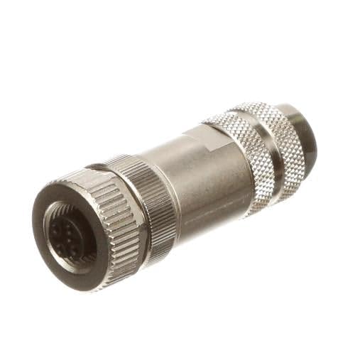 TURCK BMWS 8151-0/9 CONNECTOR, SCREW TERMINAL, STRAIGHT FEMALE, 5-PIN, FIELD WIREABLE, PG 9 CABLE GLAND, 6-8MM CABLE DIAMETER, M12 EUROFAST, UP TO 18 AWG CONDUCTORS, 60V, REVERSE KEY, 4 AMP, FULLY SHI