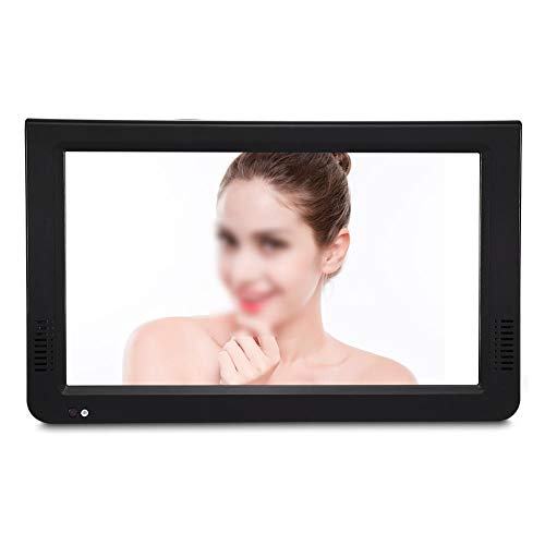 Dpofirs 10” Televisor Digital Portátil de Coche, DVB-T/T2 TV Analógico, 12 V HD 1080p Reproductor de Video con Pantalla TFT-LED para Automóvil al Aire Libre, Admite Interfaz VGA AV HDMI USB SD/MMC