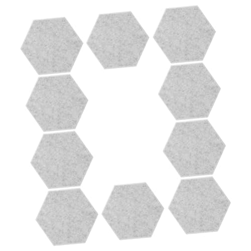 Levemolo 10 piezas Paneles Acústicos Hexagonales Absorbentes para Pared con Aislamiento Decorativo para Estudio en Casa miniatura 1