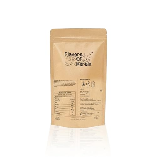 FLAVORS OF KERALA | Premium Kerala Tapioca Chips, 200g | Crispy, Fresh, Gluten-Free Snack with Irresistible Crunch