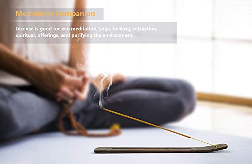 Incense Sticks Multipack, 120 Sticks, With Holder, 6 Scents Incense Stick Kit for Christmas, Church, Yoga, Wedding, Meditation