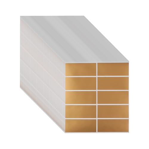 300 Pcs Cartes à Gratter, 60 x 20 mm Autocollant DIY Étiquettes à Gratter, Scratch Card Sticker, Cartes à Gratter Rectangle pour DIY Carte Postale Surprise...