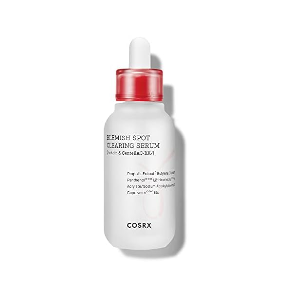 COSRX-AC-Collection-Blemish-Spot-Clearing-Serum-40ml-135-floz-Centella-Niacinamide-EGF-Serum-Cruelty-Free-Paraben-Free COSRX AC Collection Blemish Spot Clearing Serum, 40ml / 1.35 fl.oz | Centella, Niacinamide, EGF Serum | Animal Testing Free, Paraben Free