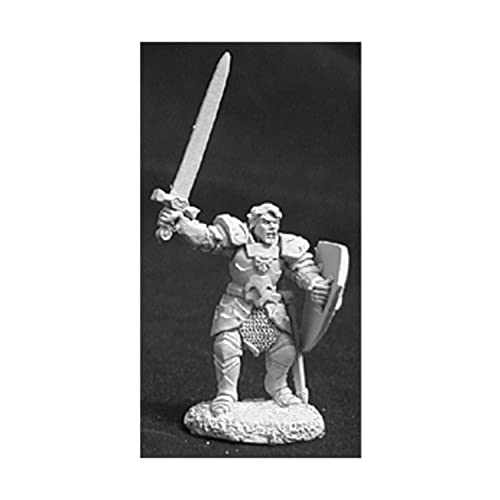 Figurine Paladin REAPER RPR 02600 en métal brut à peindre pour collectionneur