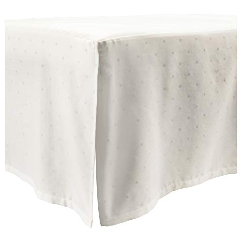 Falda de cuna LENAST 60x120 cm punteado/blanco