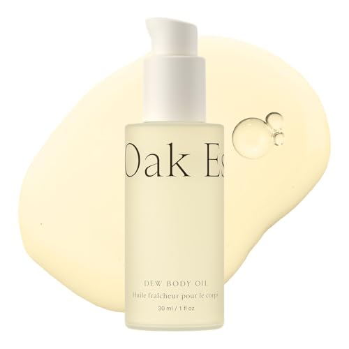 Oak Essentials Dew Body Oil Hydrating Dry Body Oil for Women Fast-Absorbing Non-Greasy Finish Ideal for Dry Skin Travel Size 1 Fl OZ