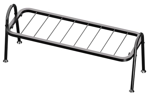 Supporto per Piante in Metallo da Interno ed Esterno, Portavasi Robusto a 1 Livello per Più Vasi - Porta Fiori Resistente per Soggiorno, Patio, Giardino, Balcone e Decorazioni d’Angolo