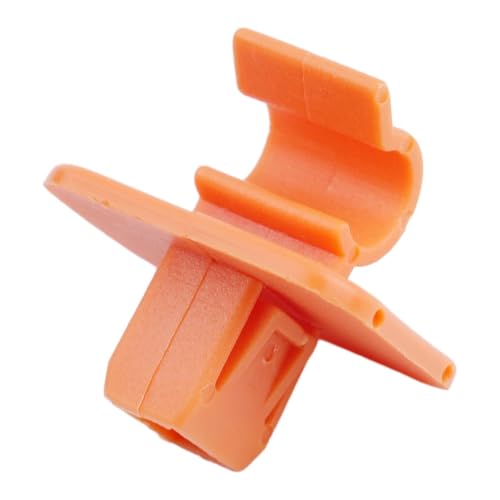 QASTGDE 車用フード ボンネット ロッド ステー クリップ フレーム ブラケット ホルダー ファスナー クリップ アクセサリー オレンジ プラスチック 対応車種 2004-13