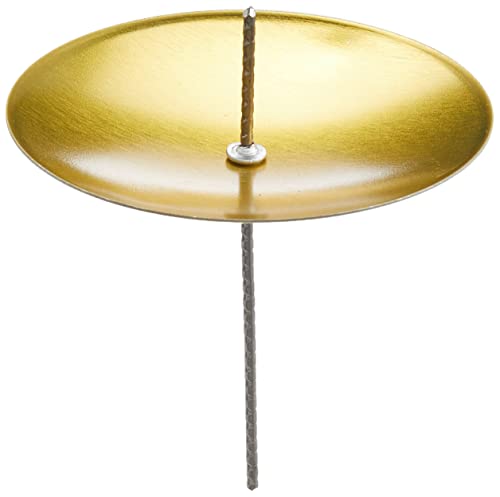 Rayher 2515006 - Portavelas de latón para enchufar 4 Unidades.