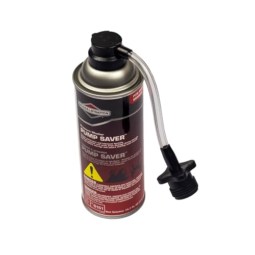 Briggs & Stratton 6151 Pump Saver Anti-Freeze and Lubricant Formula for Pressure Washers, 10.7-Ounce, Black