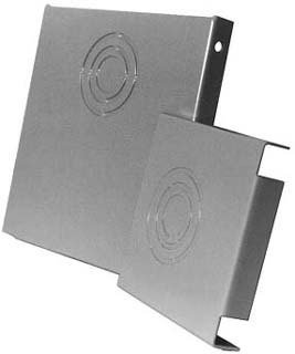 Milbank 1212GE-NK Wireway End Without Knockout 12 Inch x 12 Inch Steel ANSI 61 Gray Polyester Powder Coated