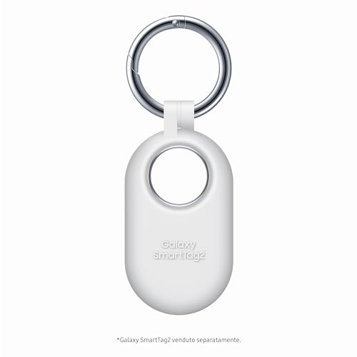 Samsung Coque Galaxy Officielle en Silicone pour SmartTag2, Blanc