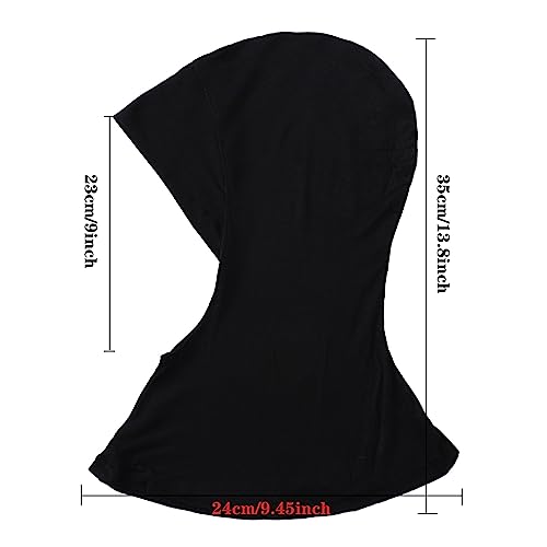 3-9 Pieces Modal Hijab Turban Muslim Hijab Cap Adjustable Muslim Scarf Stretchy Head Scarf for Women2