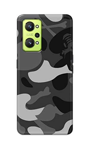 Image of Printed Hard Back Cover Case for Realme GT Neo 2 Back Cover (Army Pattern) -702