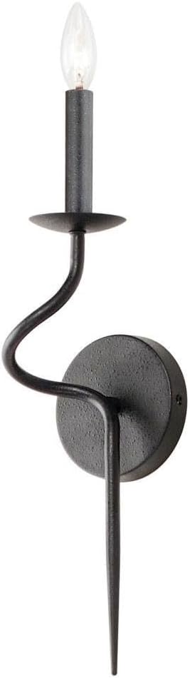 Maxim Lighting 27701BO Padrona - 1 Light Candle Wall Sconce-19 Inches Tall and 4.75 Inches Wide