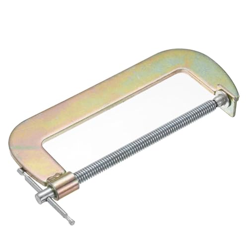 Tool Parts and Accessories 7 Inch Malleable Iron C-Clamp for Woodworking Welding Building 2 Pcs (#CN-140824-00426)