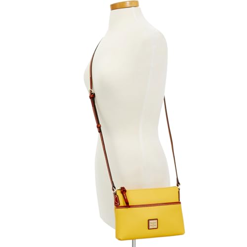 Dooney & Bourke Women's Crossbody Handbags, Pebble Grain Ginger Small Crossbody Bags for Women4