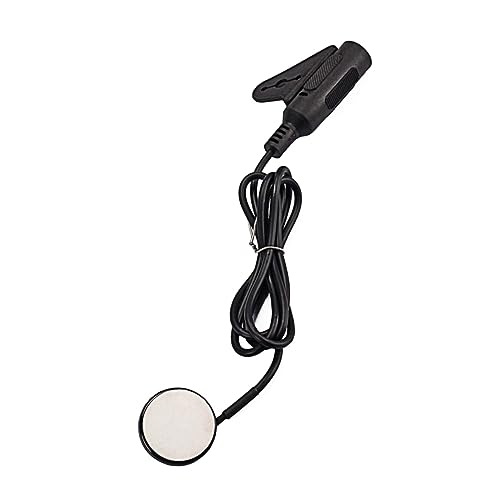 Hoement ギターピックアップ ピエゾマイク 内蔵型 楽器用 音響 バイオリン バンジョー マンドリン ウクレレ対応 アンプ接続可能 高耐久素材 使用簡単