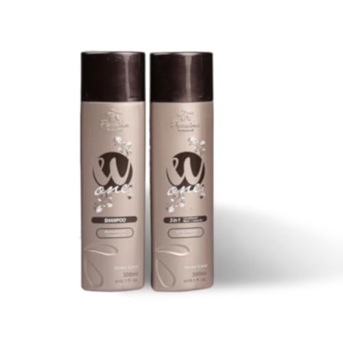 Image of Floractiive W.One Smoothing Duo - (300ml + 300ml) | pH Balanced, Sulfate-Free & Paraben-Free | Enriched with Coconut Oil