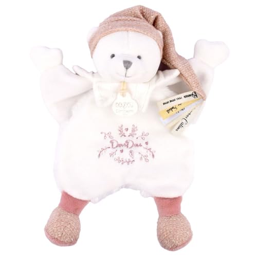 DOUDOU ET COMPAGNIE - Ours Rose Cape Édition 25 Ans – Doudou Peluche Bébé Ultra Doux avec Boîte Cadeau pour Offrir – Idée Cadeau Naissance Fille – Polyester -...