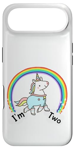 Kids It's My 2nd Birthday Cute Unicorn 2 Year Old Girls �X�}�z�P�[�X iPhone Air �p