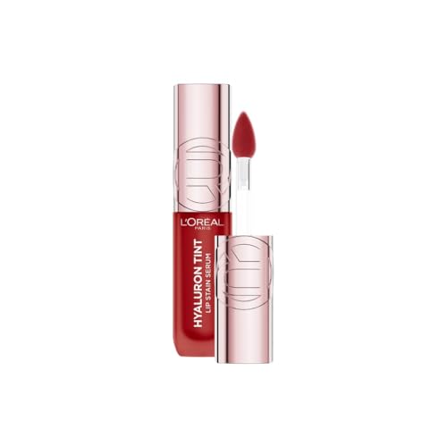 L'Oréal Paris - Encre à Lèvres Multi-Usages - Hydrate Instantanément & Offre un Éclat de Couleur Naturel - Enrichi en Acide Hyaluronique - Hyaluron Tint - Teinte : Le Rouge Paris